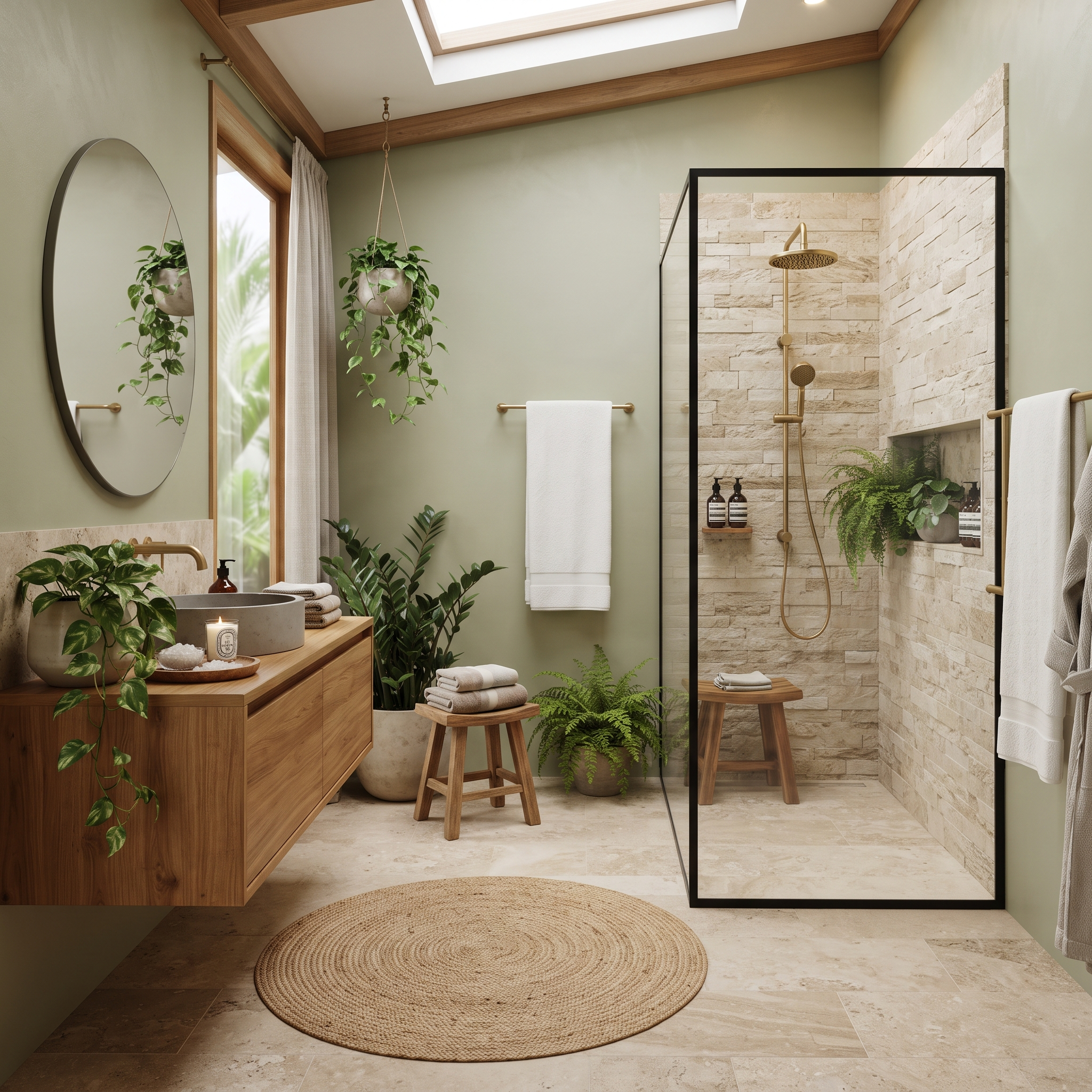 spa bathroom design example