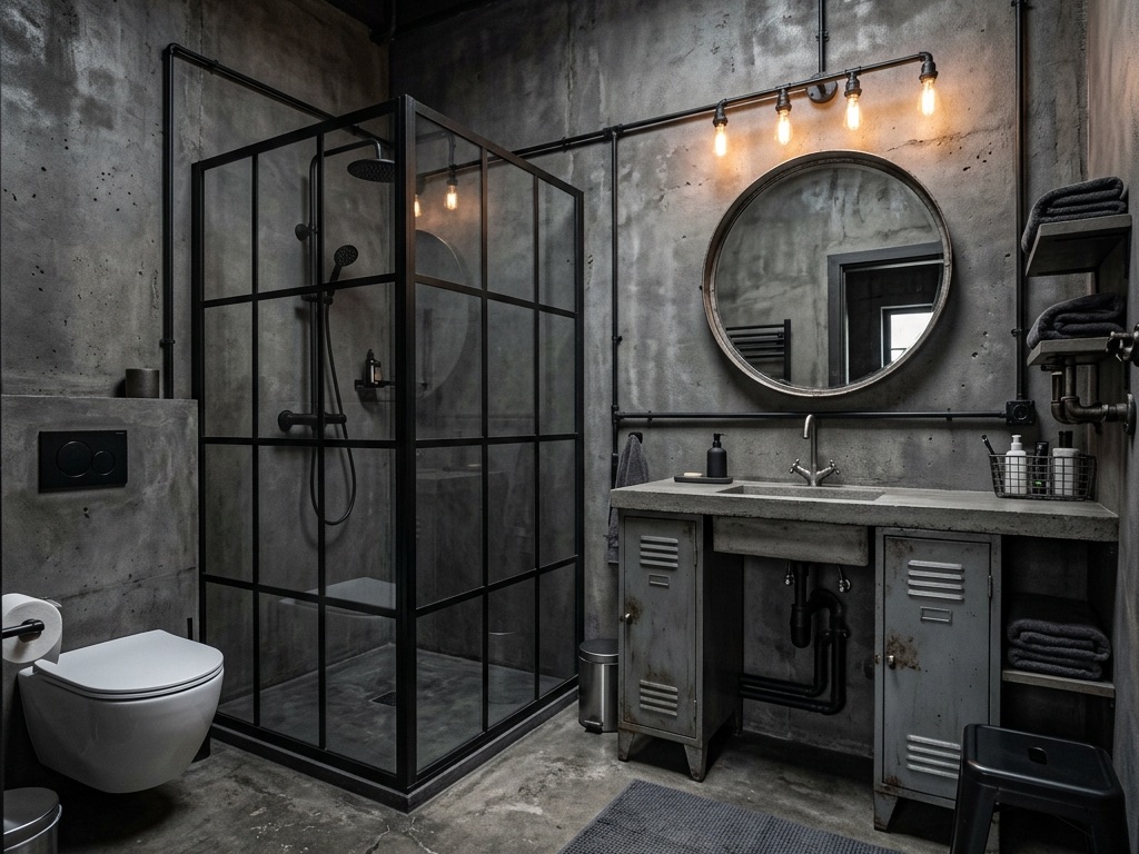 industrial bathroom ideas