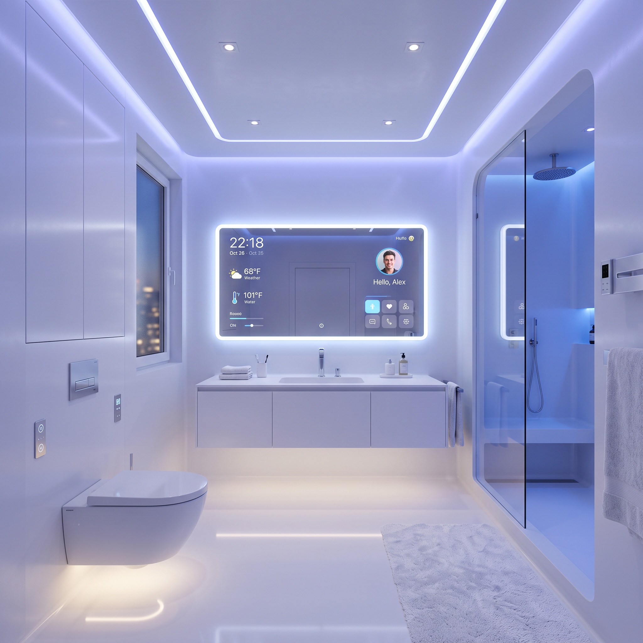 futuristic bathroom design example