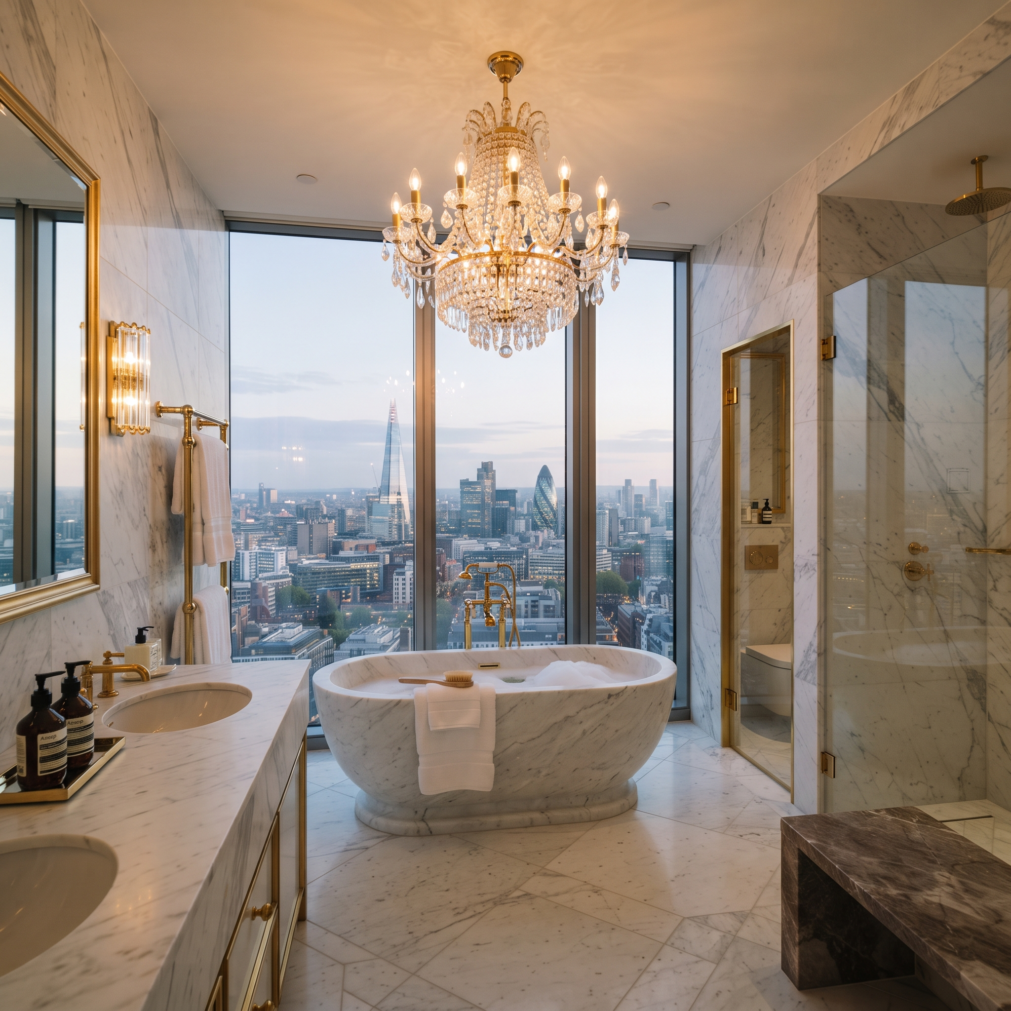 luxurious bathroom design example
