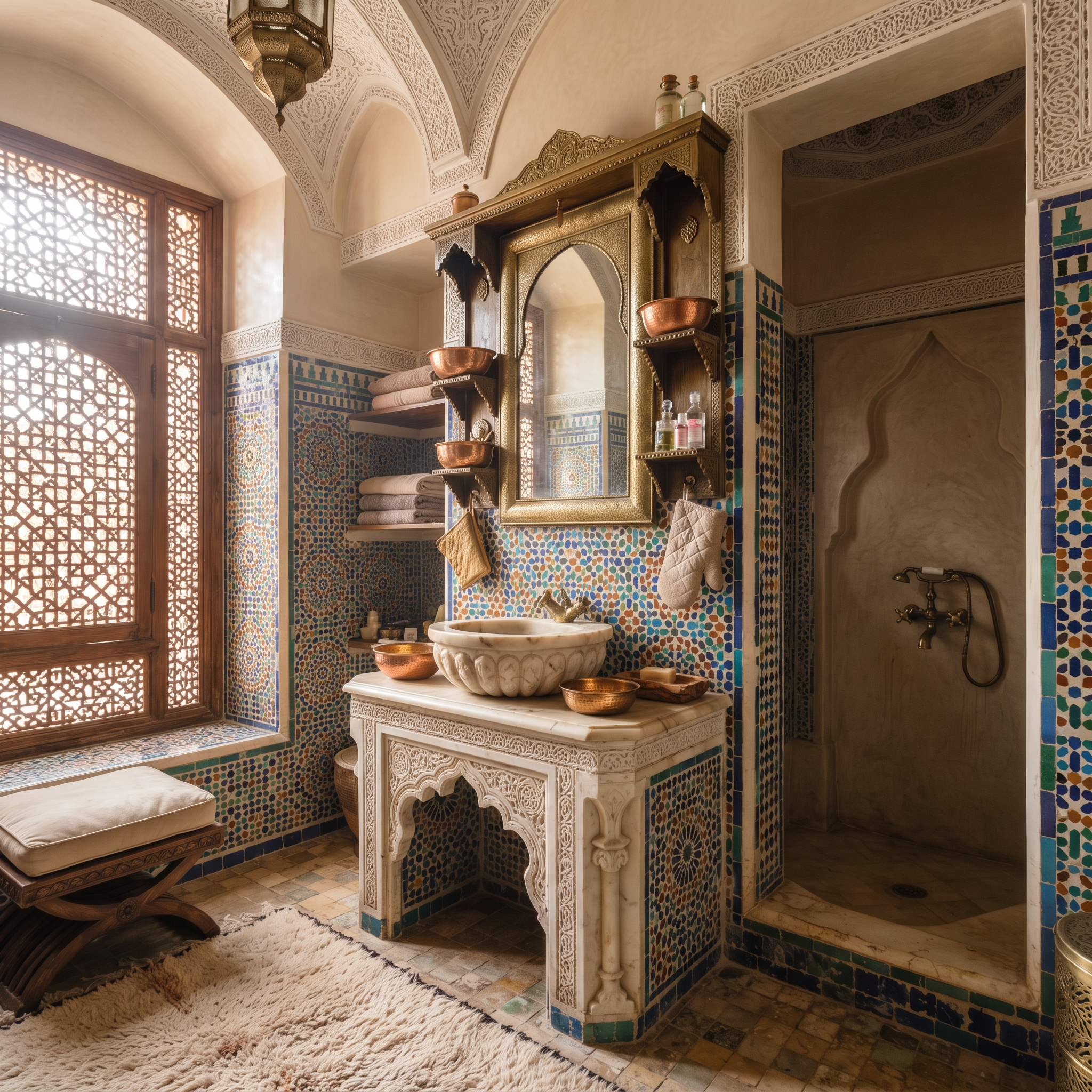 traditional arabic bathroom design example
